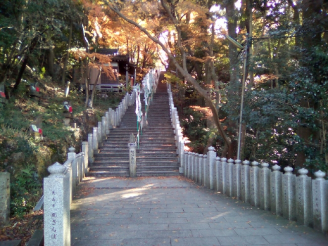 継鹿尾山寂光院本堂参道