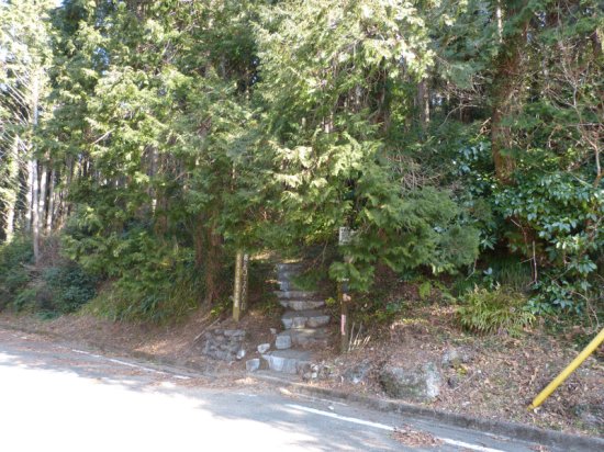 富幕山の登山口