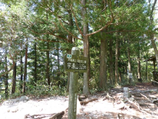 宇連山山頂