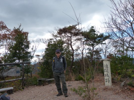 迫間城跡迫間山 